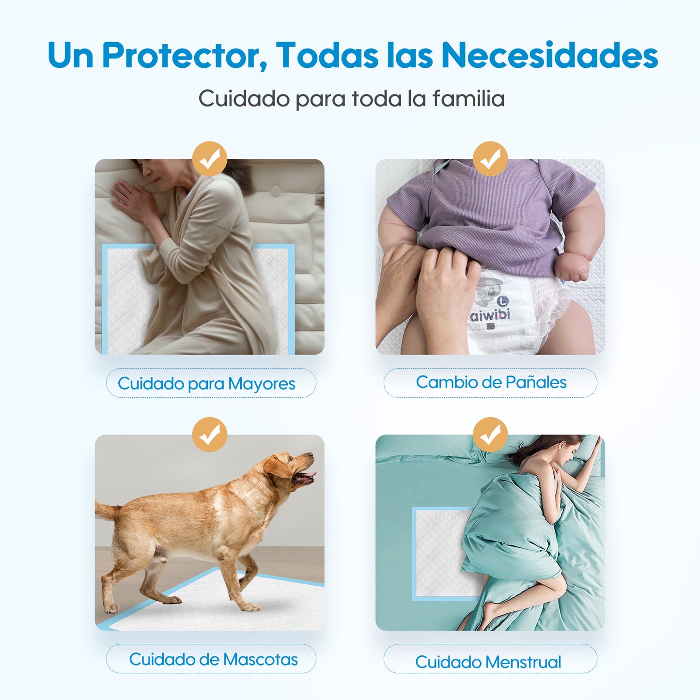 Aiwina Toallas Cambiadoras para Adultos