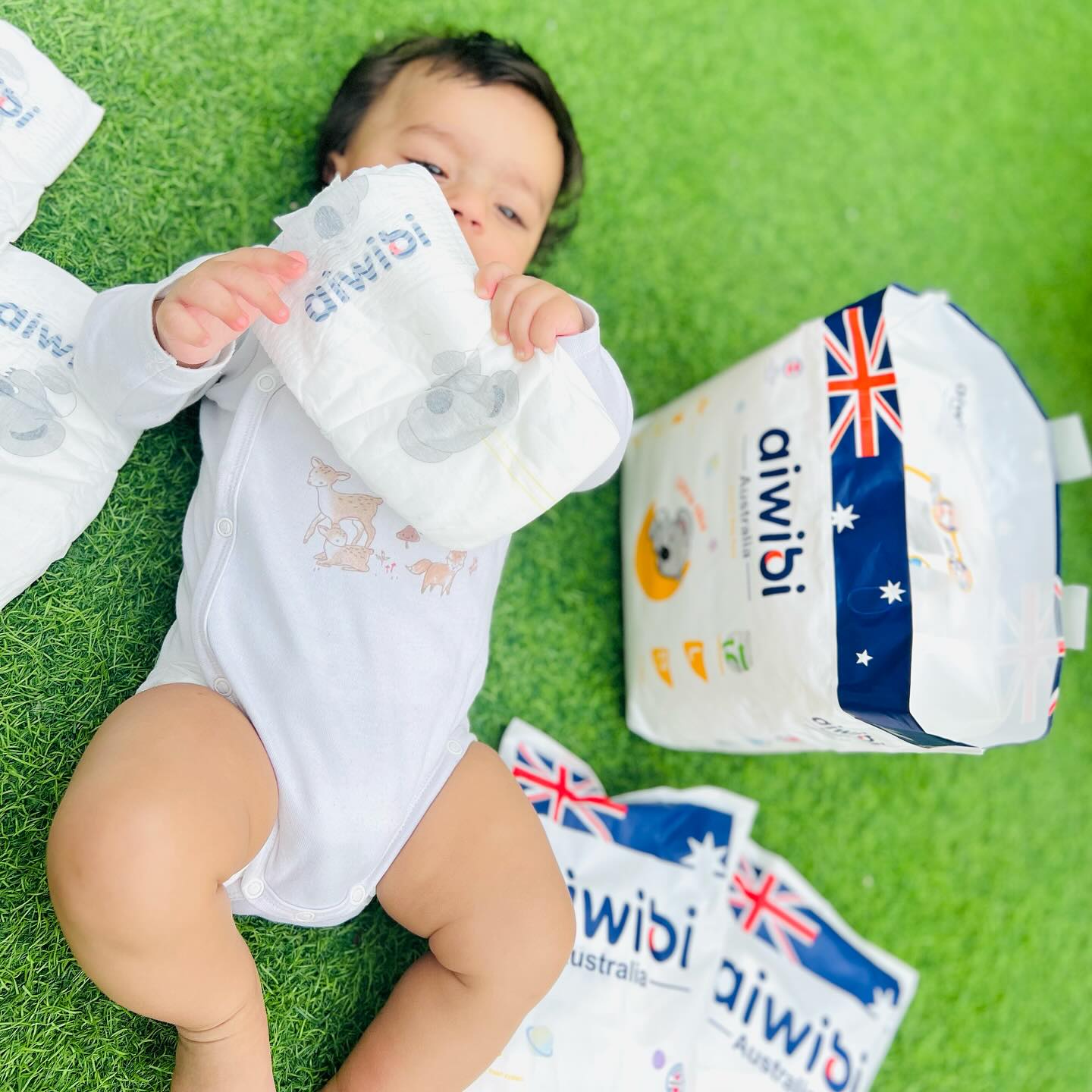 Bebés de diferentes países están usando aiwibi1