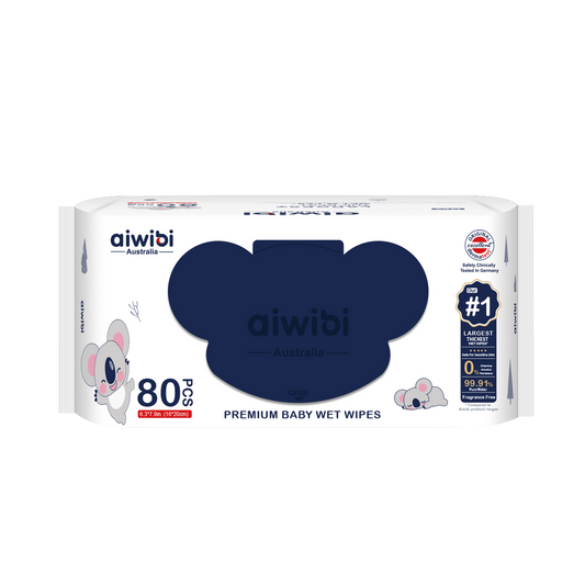 Toallitas Húmedas Premium para Bebé con el Grosor Nº1 80Pcs