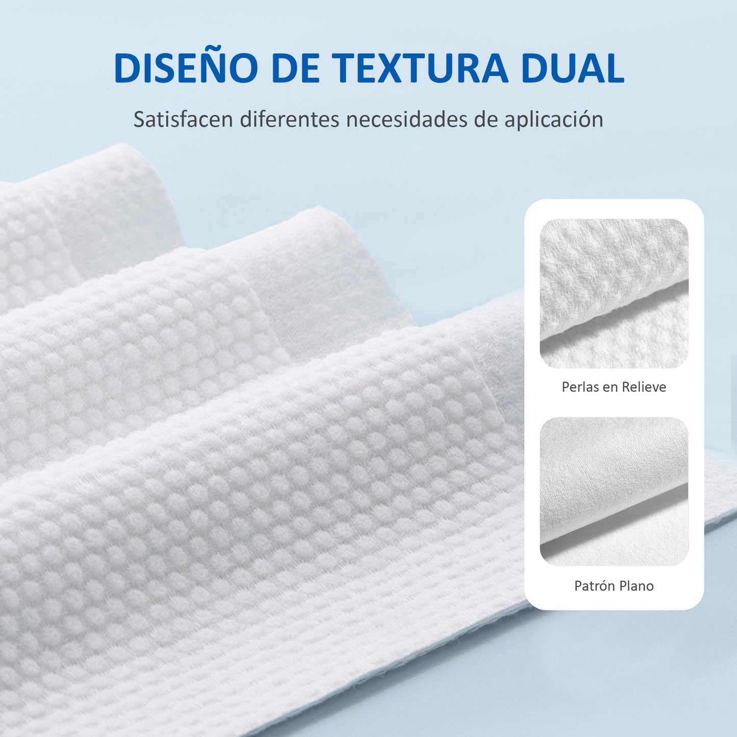 Toallitas para bebés Aiwibi con diseño de textura dual