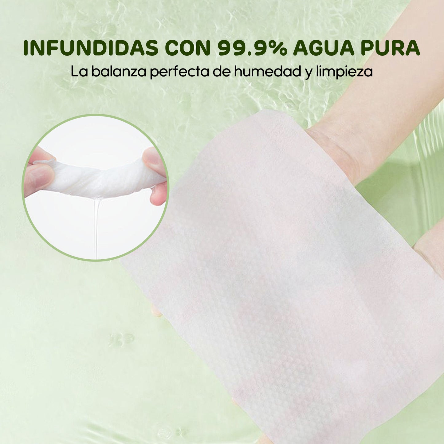 Las mini toallitas para bebés Aiwibi proporcionan una limpieza suave y eficaz