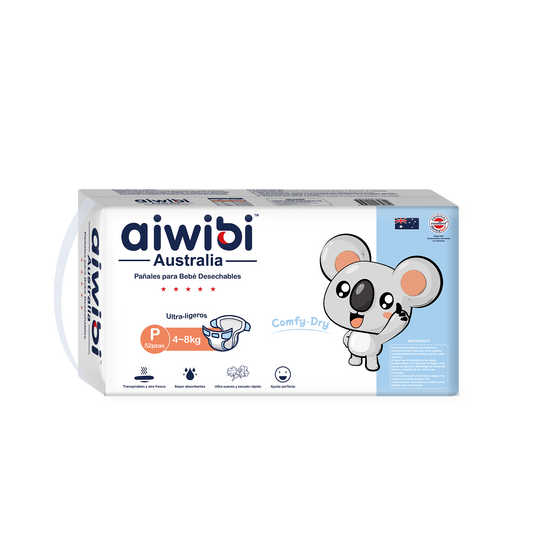 Pañales para Bebé Serie Comodidad Seca Desechables Ultra Ligeros