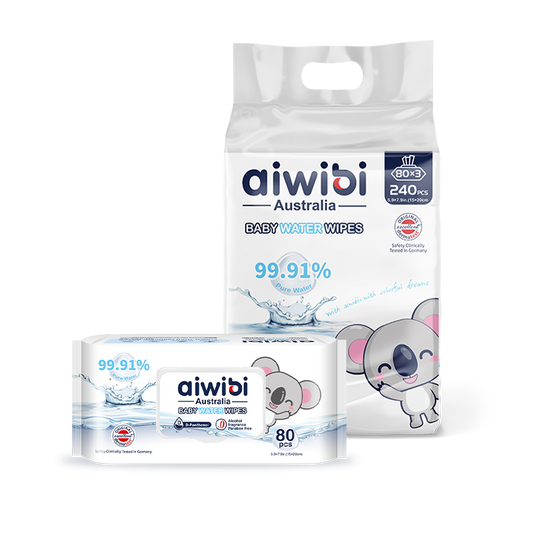 Aiwibi Toallitas con 99,91% Agua Pura y D-Pantenol