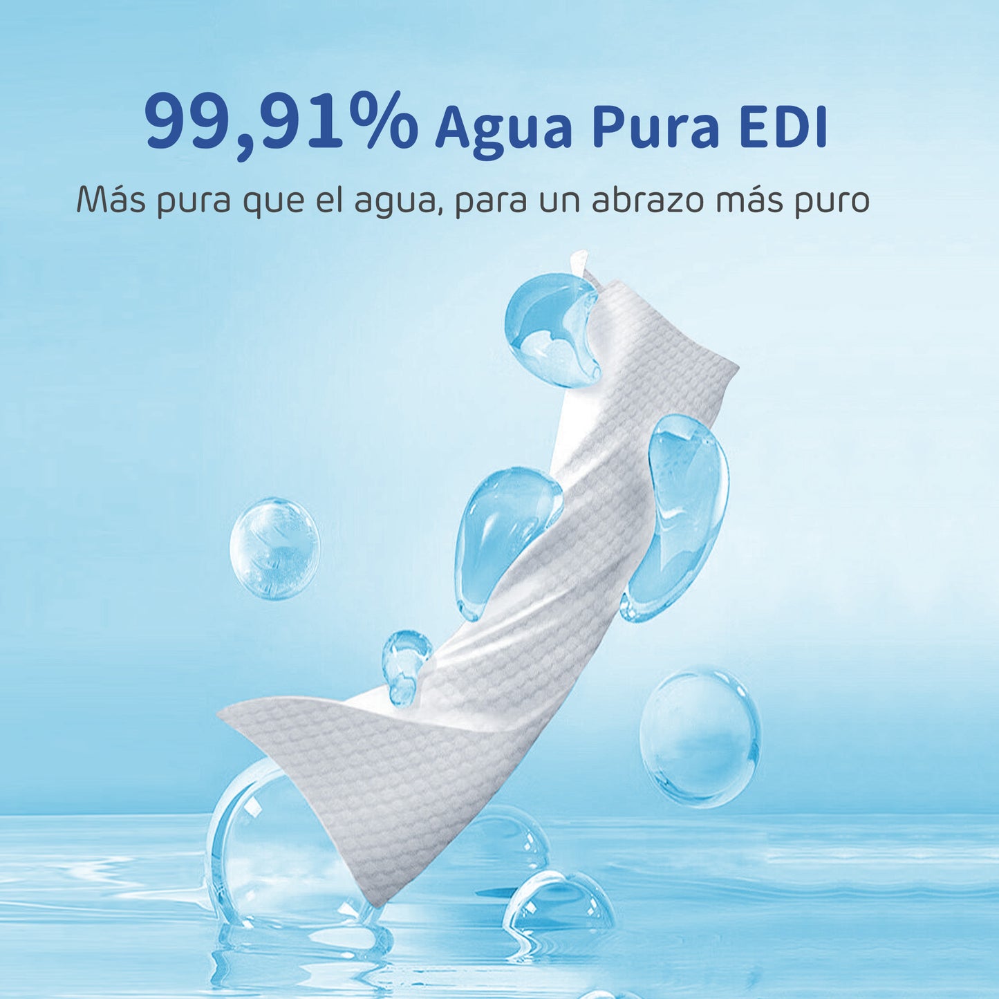 Toallitas Húmedas Premium para Bebé con el Grosor Nº1 80Pcs