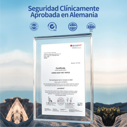 Toallitas Húmedas Premium para Bebé con el Grosor Nº1 80Pcs