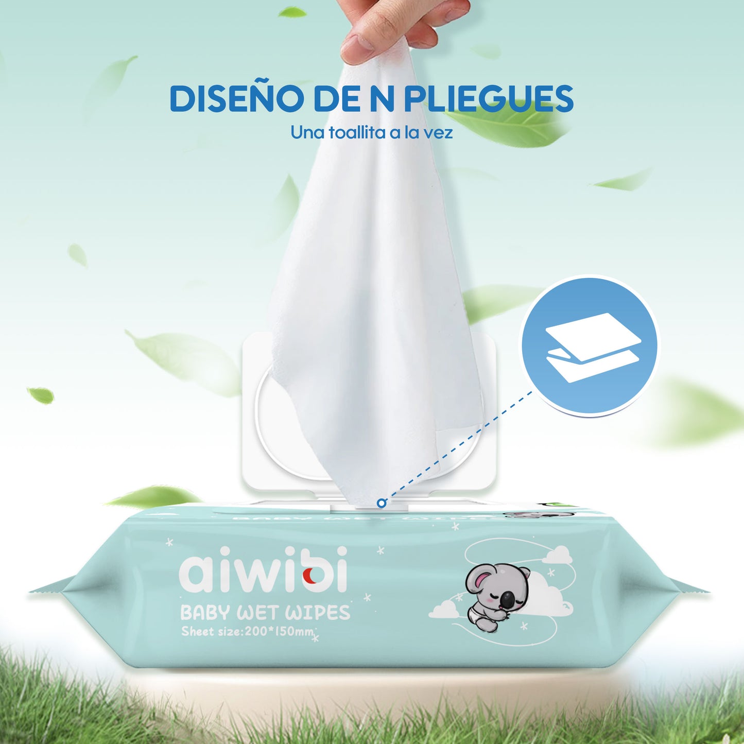 Toallitas Gentle Soft Piel Sensible Aceite de Té Natural