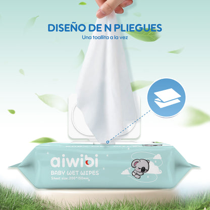 Toallitas Gentle Soft Piel Sensible Aceite de Té Natural