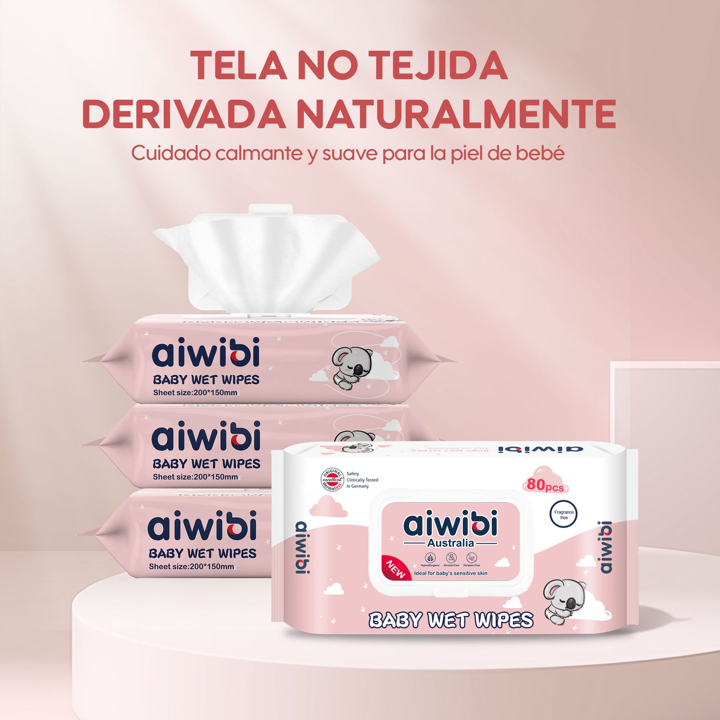 Toallitas Gentle Soft Piel Sensible Sin Fragancia