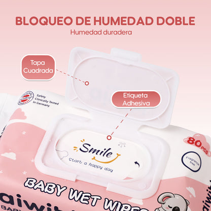 Toallitas Gentle Soft Piel Sensible Sin Fragancia