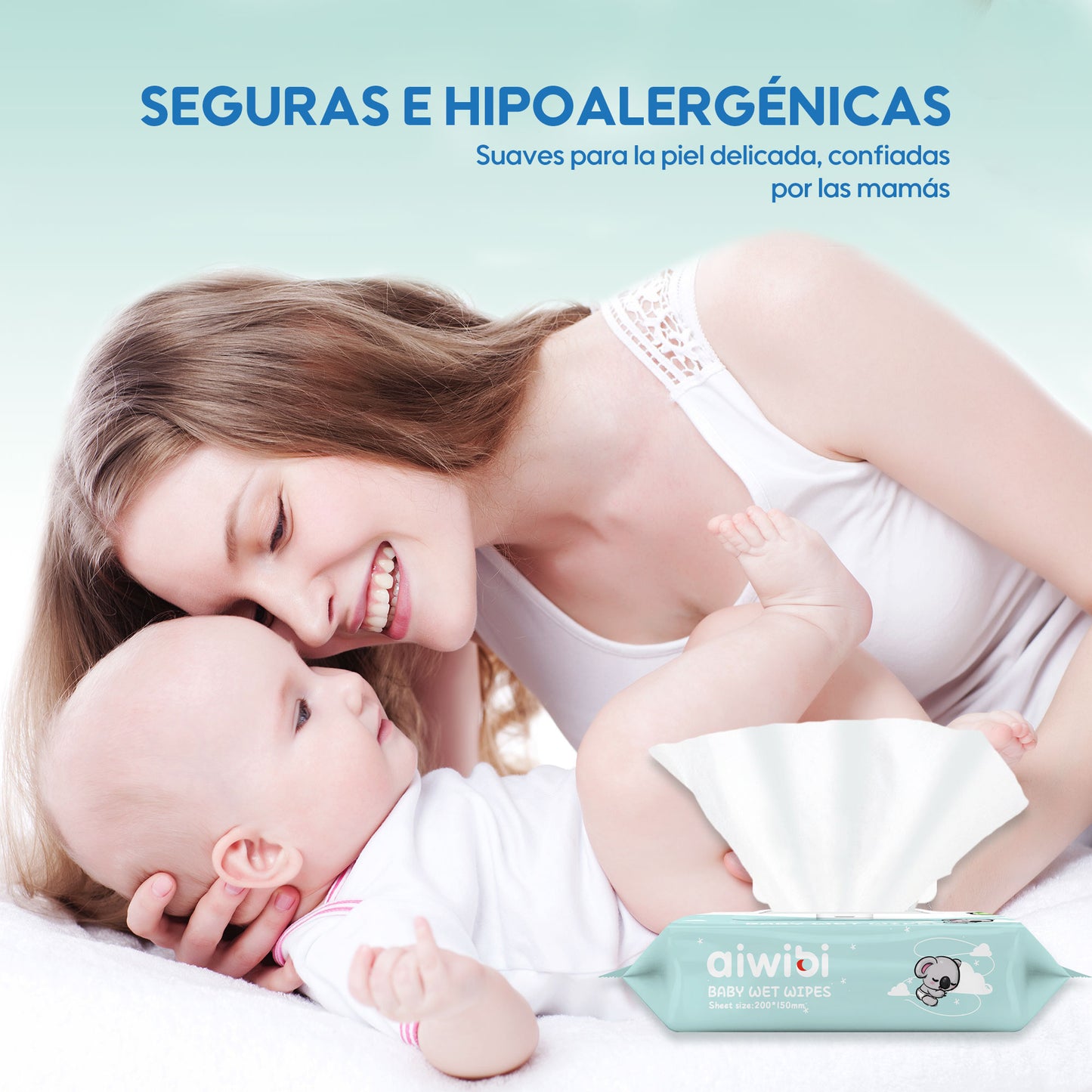 Toallitas Gentle Soft Piel Sensible Aceite de Té Natural