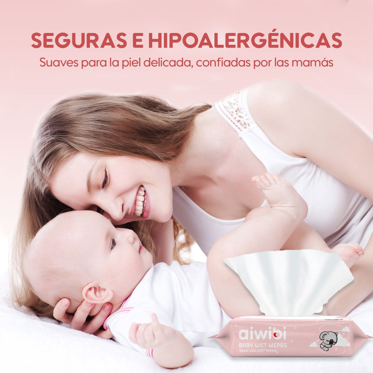 Toallitas Gentle Soft Piel Sensible Sin Fragancia