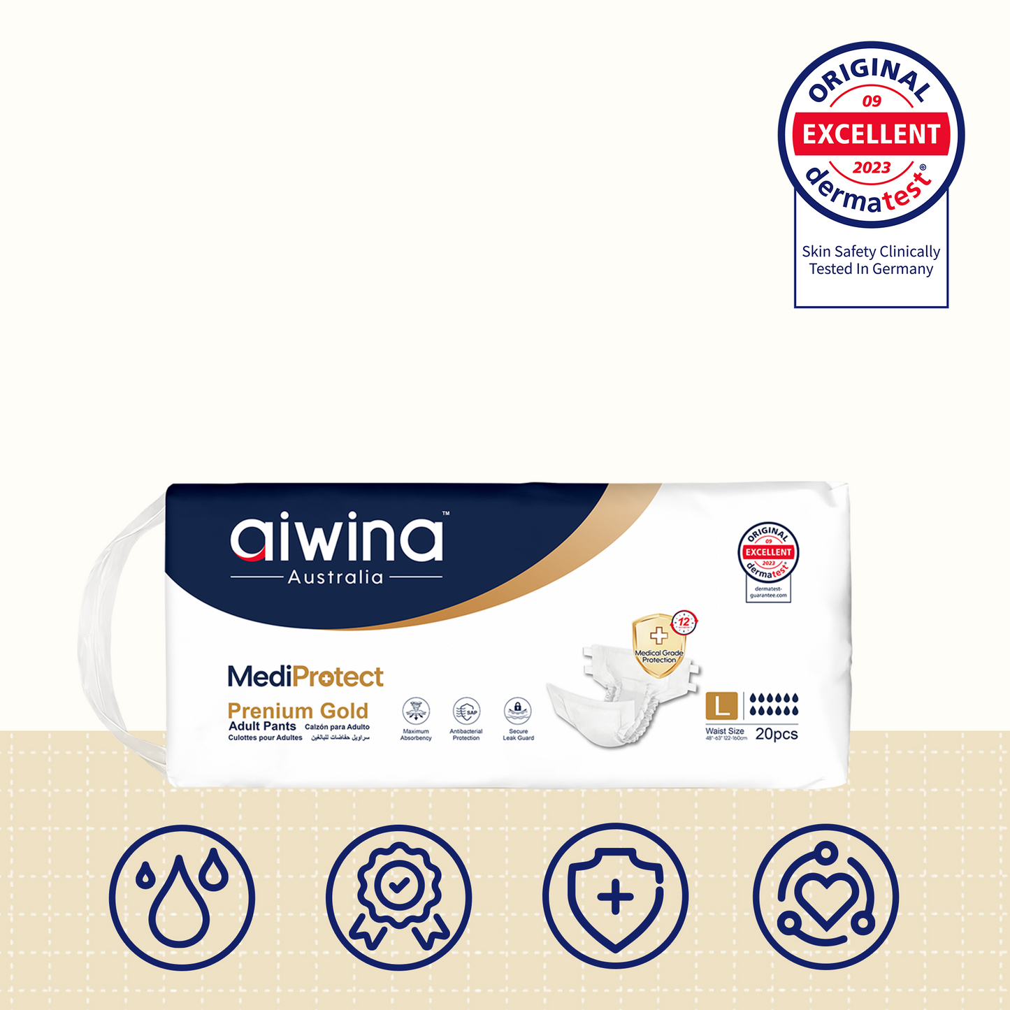 Pañal Adulto Aiwina MediProtect Talla G