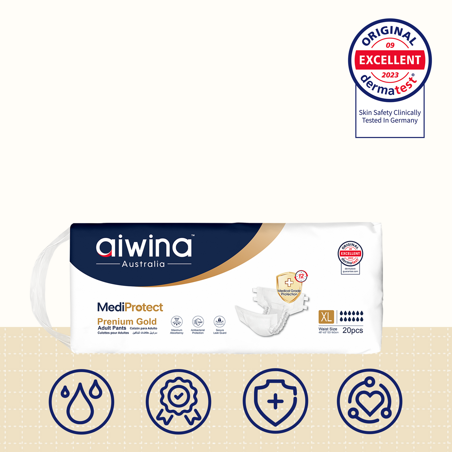 Pañal Adulto Aiwina MediProtect Talla XG
