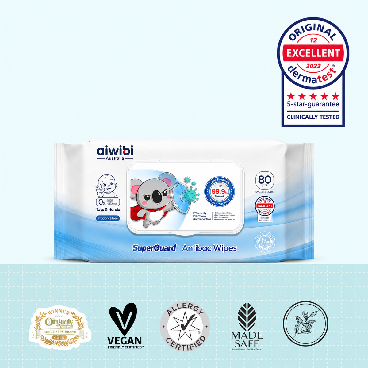Toallitas Antibacterianas SuperGuard
