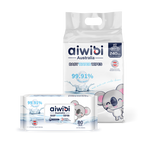 Aiwibi Toallitas con 99,91% Agua Pura y D-Pantenol